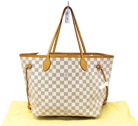 louis vuitton neverfull damier azur review|louis vuitton damier azur collection.